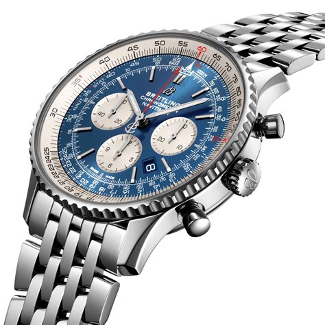 breitling navitimer 1 b01 chronograph 46 blau|Breitling Navitimer b01 for sale.